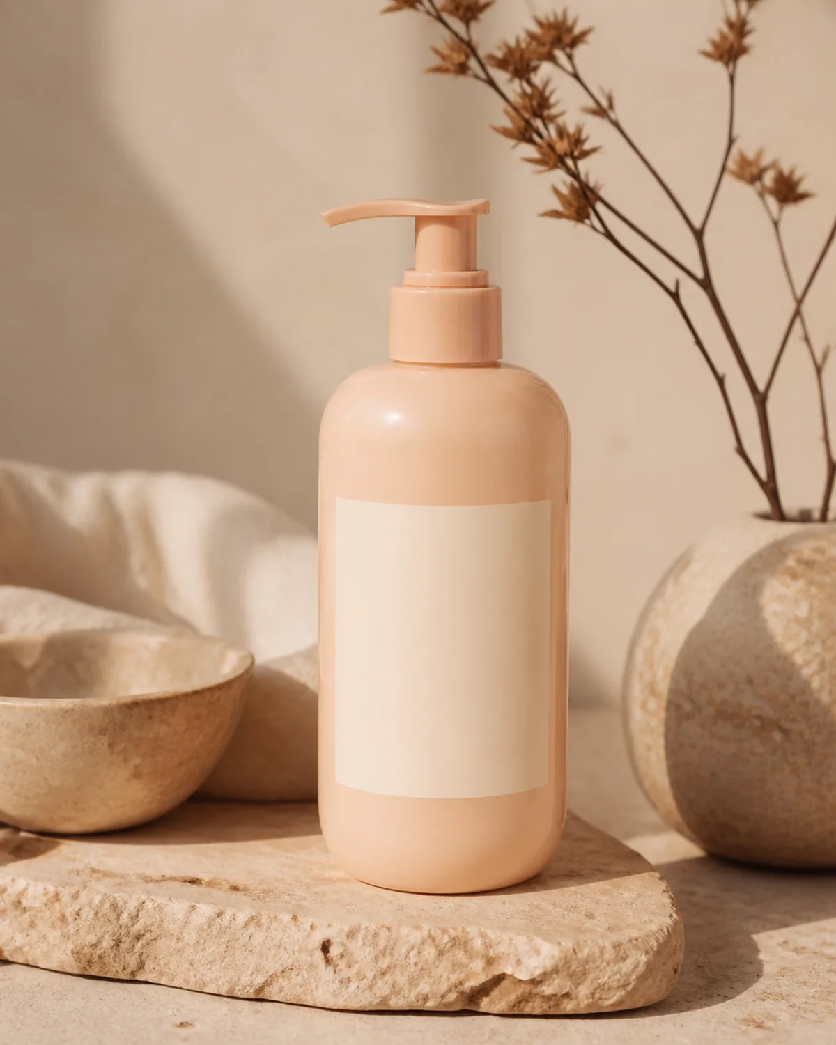 Unbranded AHA body lotion product concept