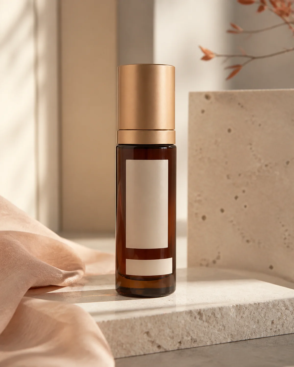 Unbranded Retinol face serum product concept