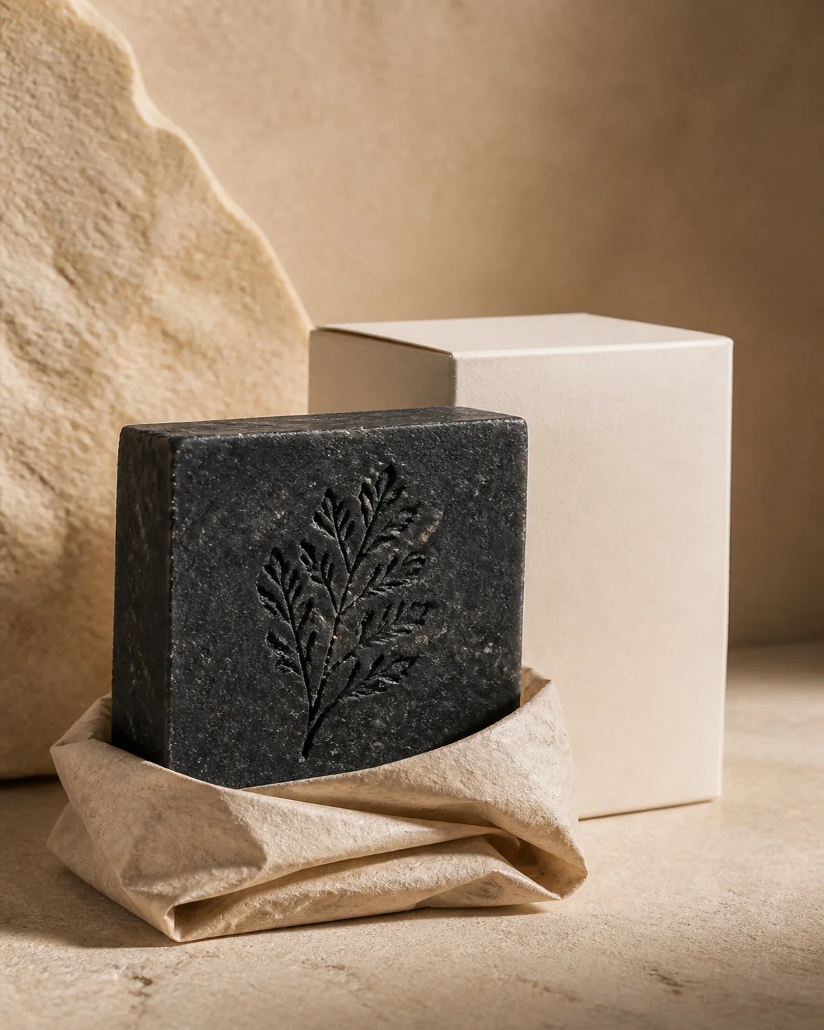 Unbranded Exfoliating soap bar product concept