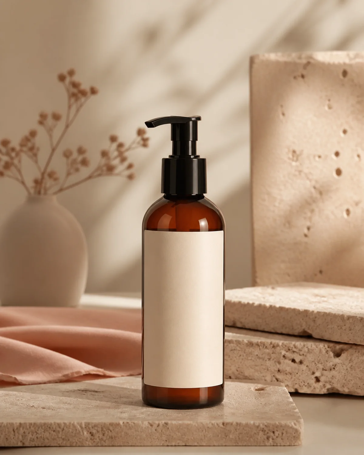 Unbranded Exfoliating body serum product concept