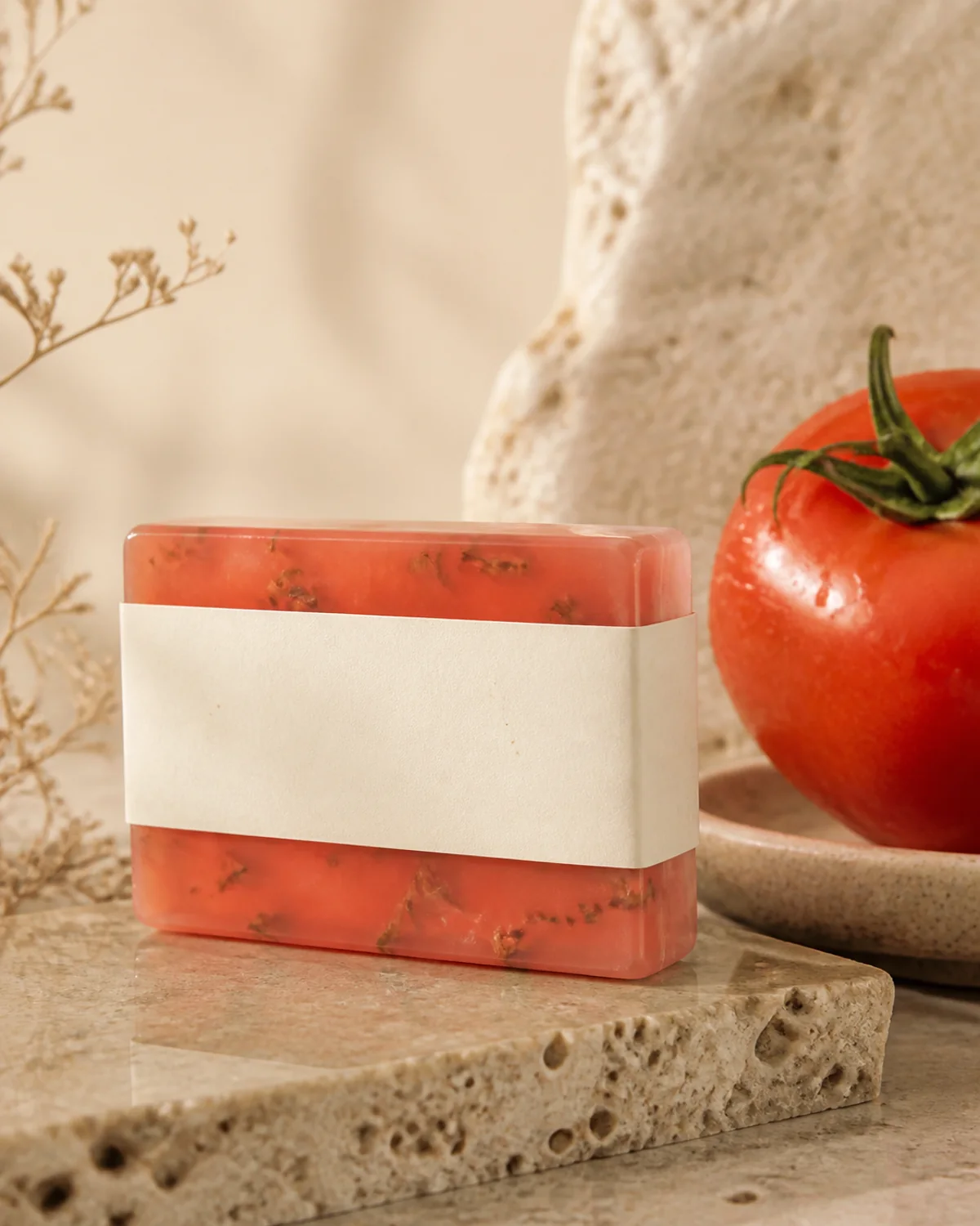 Unbranded Botanical cleansing bar product concept