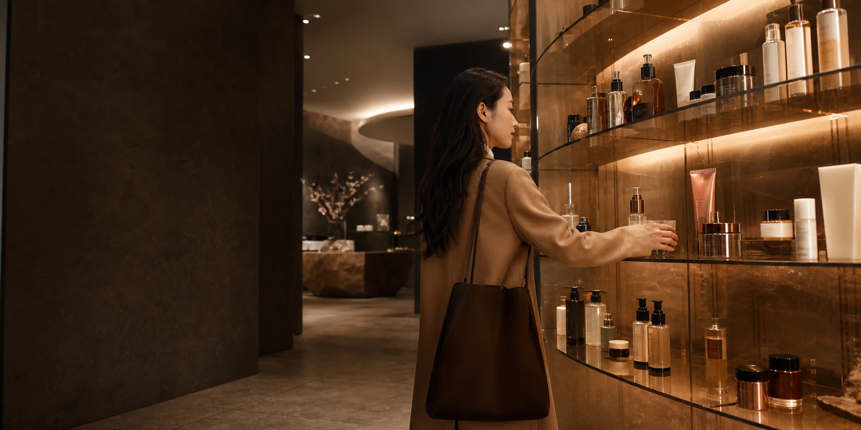 International beauty team around an elegant, premium skincare collection
